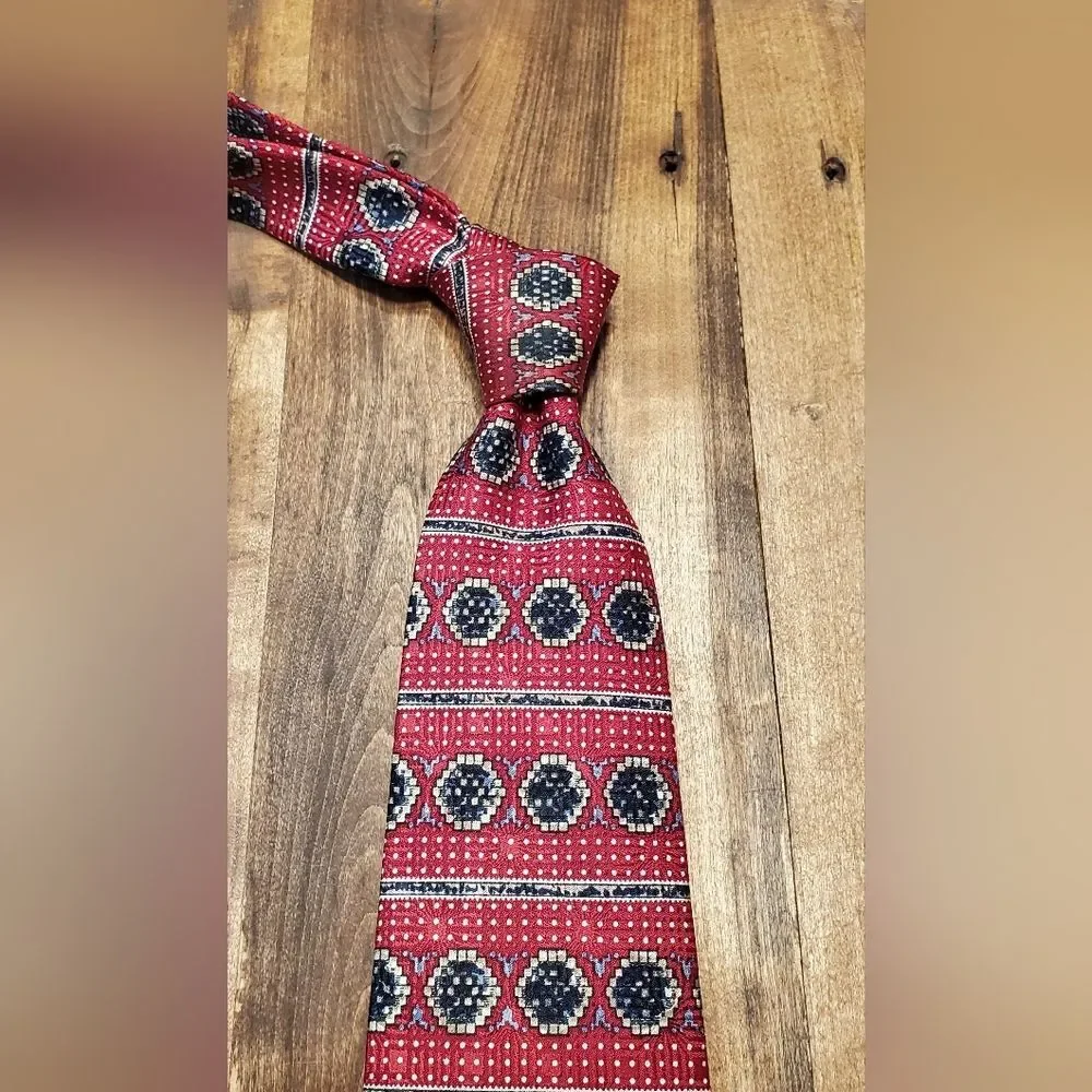 Mark Alexander All Silk Geometric Tie